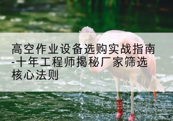 喀喇沁左翼剪叉式升降机厂家-高空作业设备选购实战指南-十年工程师揭秘厂家筛选核心法则